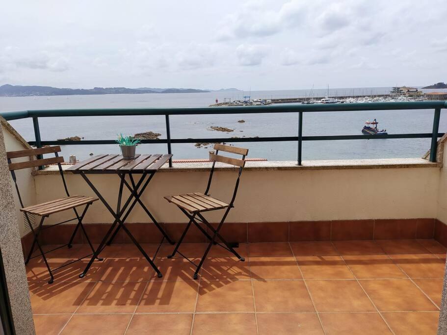 Precioso ático con vistas a pie de playa Sanxenxo Exterior foto