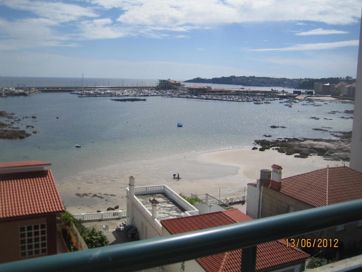 Precioso ático con vistas a pie de playa Sanxenxo Exterior foto
