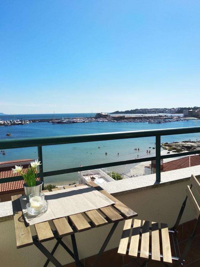 Precioso ático con vistas a pie de playa Sanxenxo Exterior foto